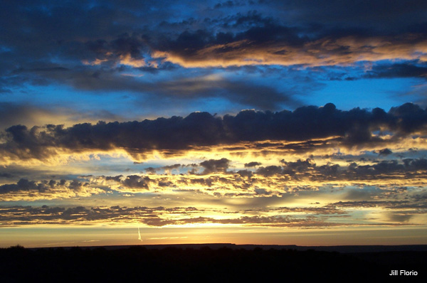 Autumn Sunset by Jill Florio