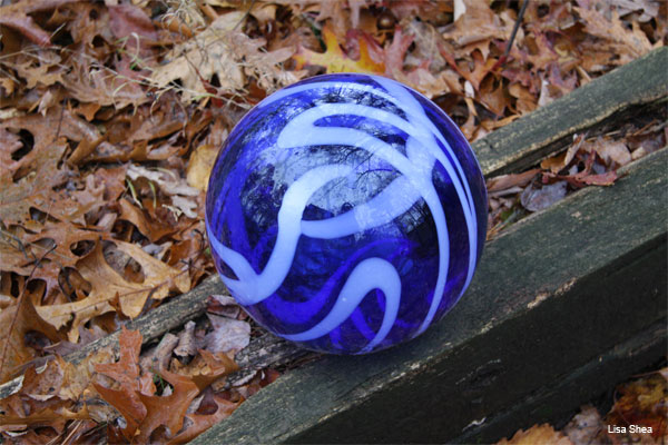 Gazing Ball by Lisa Shea